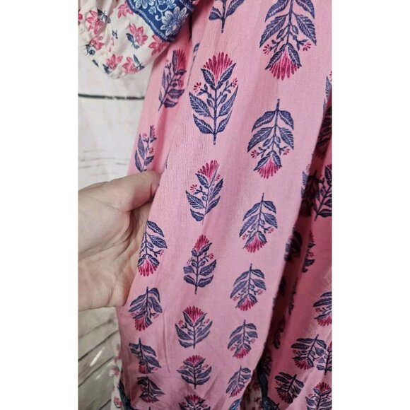 Old Navy Pink and Blue Floral Dress - Picture 6 of 9